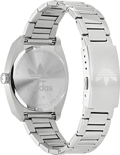 Vista 4 de adidas Reloj de pulsera de acero inoxidable Modelo AOSY220272I PlateadoVerde
