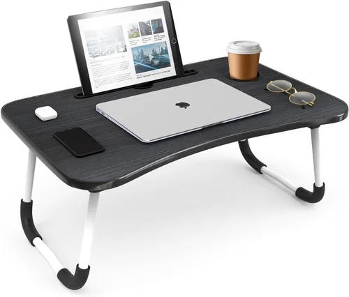 Vista 13 de Nestl Bandeja de mesa de cama para escritorio, soporte portátil