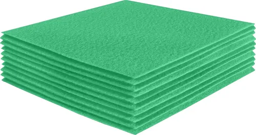 Vista 152 de FabricLA Hojas de fieltro acrílico para manualidades, cuadrados de fieltro precortados suaves de 4 x 4 pulgadas (3.9 in x 3.9 in), utiliza hojas