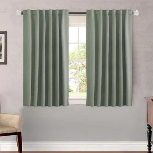 Vista 31 de H.VERSAILTEX Cortinas Opacas con Aislamiento Térmico, Paneles de Tratamiento de Ventanas que Oscurecen la Habitación, Cortinas Opacas para Sala