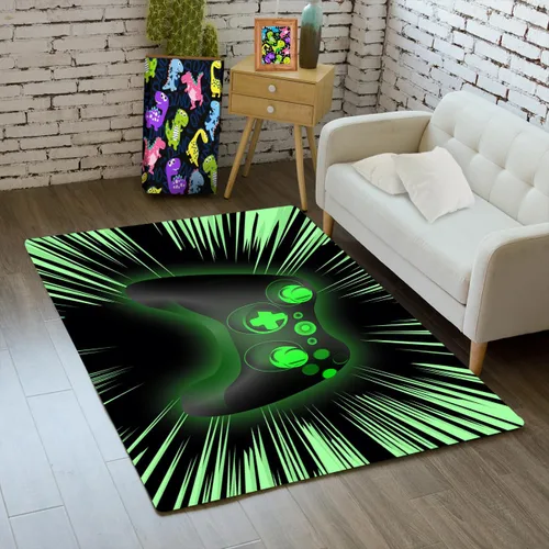 Vista 21 de Alfombras de juegos para niños y adolescentes, decoración de dormitorio, alfombras de jugador para sala de estar, alfombras de mando de gamepad