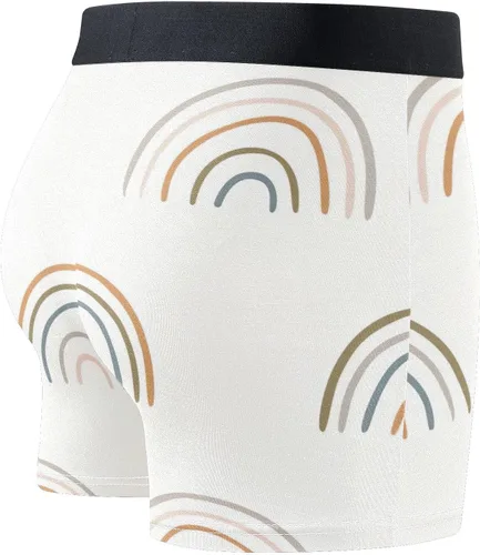 Vista 3 de CHIFIGNO Meadow Wildflower Boho Bamboo Fiber and Spandex Trunk Underwear Men, Soft and Breathable, S