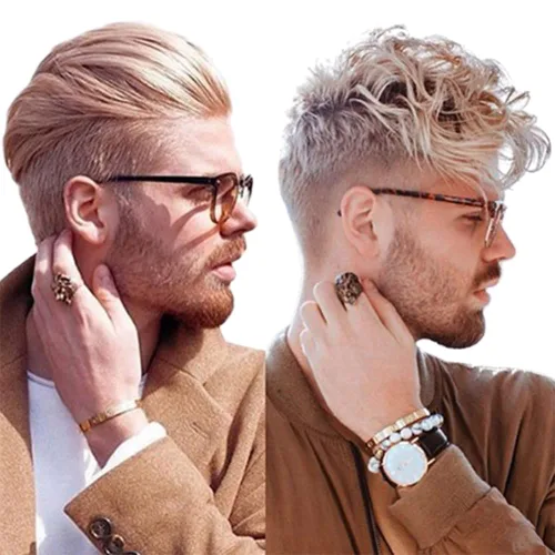 Vista 20 de Peluca de piel ultrafina de 0.003 in para hombres, 100% cabello humano virgen europeo, pelucas de repuesto de cabello humano real, 8x10 pulgadas, #1