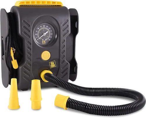 Vista 9 de Fix-a-Flat Inflador de neumáticos S40074, compresor de aire portátil para automóvil, apagado automático Inflate Right, con pantalla digital de 99