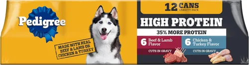 Vista 16 de Pedigree Alimento húmedo para perros con alto contenido de proteínas, carne
