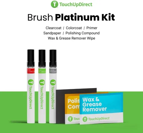Vista 46 de TouchUpDirect 300 Alpine White III - Aerosol de pintura de retoque compatible con BMW Exact Match - Kit esencial
