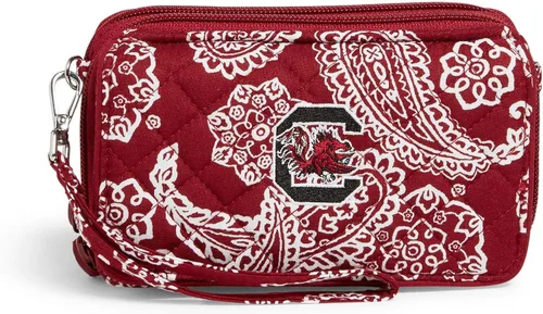 Vista 13 de Vera Bradley - Bolso cruzado de algodón todo en uno con protección RFID para mujer Amatista Plaid - Algodón Reciclado
