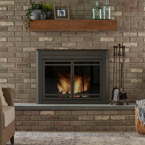 Vista 5 de Uniflame, F-1631, juego de herramientas de chimenea de bronce de 5 piezas con asas de bola