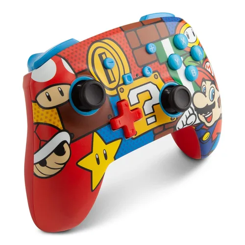 Vista 2 de PowerAEnhanced Wireless Controller for Nintendo Switch - Mario Pop Only at Tienda