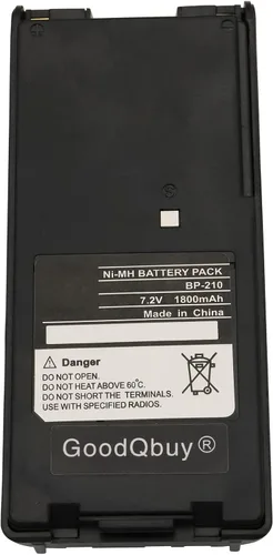 Vista 7 de BP-210 1800mAh Reemplazo de radio bidireccional Ni-MH Batería para radios ICOM BP-209 BP-222 BP-209N BP-210N BP-222N IC-A6 IC-A24 IC-F30GT IC-F30GS