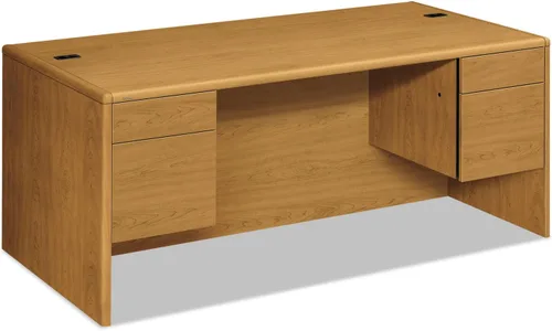 Vista 30 de HON Pedestal Credenza, derecha, 72 x 24 x 29-1/2 pulgadas, caoba