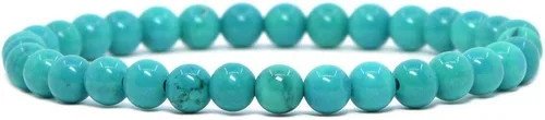 Vista 52 de Justinstones Gem - Pulsera elástica de cuentas redondas de 6 mm de piedras semipreciosas, unisex, 16.5 cm Ojo de tigre azul dorado AA