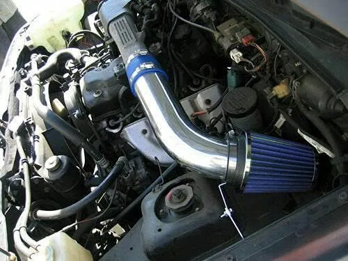 Vista 2 de Kit de admisión de aire Blue Sport Ram + filtro compatible con Chevy Geo Tracker 1989-1994 1.6L L4