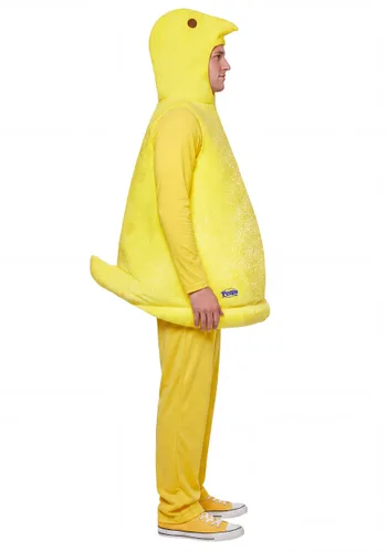 Vista 4 de Disfraz Adulto de Pollito Amarillo Peeps Multicolor