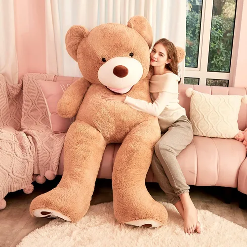 Vista 6 de IKASA - Peluche gigante, oso de peluche gigante Marrón
