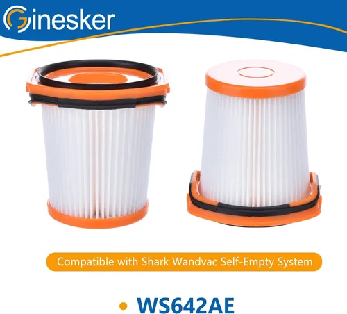 Vista 2 de WS642AE Filtro de repuesto para Shark Wandvac Sistema de auto-vacío WS642AE Ultra-ligero potente aspiradora inalámbrica (paquete de 4)