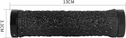 Vista 2 de Empuñaduras de manillar de bicicleta, 1 par de empuñaduras ergonómicas para manillar de bicicleta, agarre universal de doble bloqueo para manillar