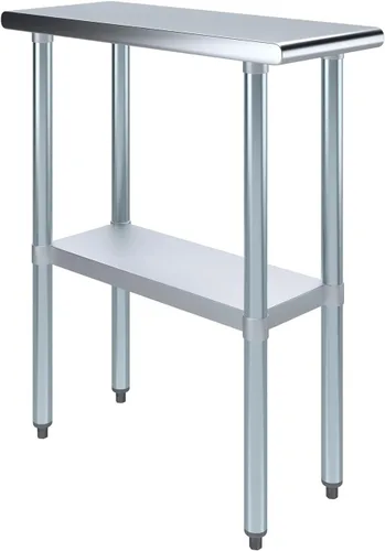 Vista 50 de Mesa de trabajo de acero inoxidable, mesa de metal