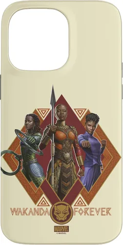 Vista 21 de iPhone 16 Marvel Black Panther: Wakanda Forever Hero Warrior Trio Case