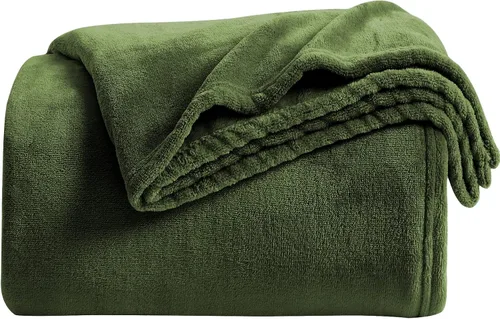 Vista 29 de KMUSET Manta de Tiro Súper Suave Premium de Franela de Forro Polar Sedosa Tamaño de Tiro Beige Microfibra Manta Ligera para Uso en Todas