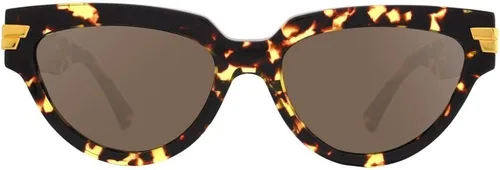 Vista 2 de Bottega Veneta BV1035S - Gafas de sol para mujer, color rubio y marrón