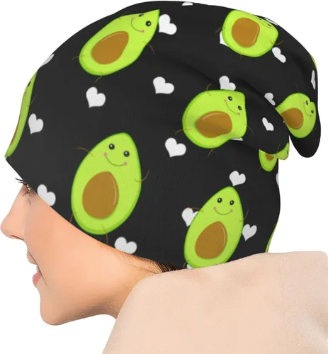 Vista 5 de CKCICSCS Gorro holgado de calavera para mujeres y hombres, gorro elástico suave para correr, cálido, fresco, holgado, gorro ligero, gorro para dormir
