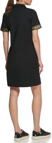Vista 4 de Karl Lagerfeld Paris Vestido deportivo de manga corta para mujer