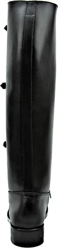 Vista 6 de Hombre Hombre Semental Campo Caballo Botas Elegante Moda Equestrian Negro