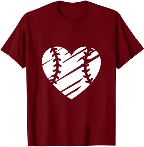Vista 4 de Camiseta de béisbol para mujer, diseño de amor 2023, lindas camisetas de verano para adolescentes y niñas, divertidas camisetas de manga corta