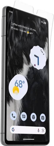 Vista 3 de OtterBox Protector de pantalla antimicrobiano Google Pixel 7 Alpha Flex - Transparente, ajuste de precisión, claridad de cristal, respuesta táctil