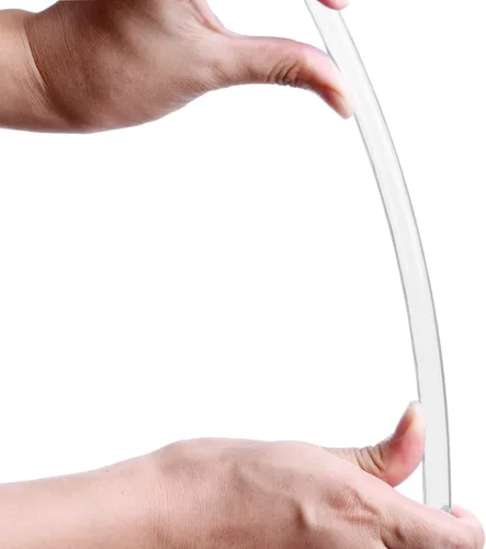 Vista 5 de Dakoufish Pajitas reutilizables para batidos de 10 pulgadas de largo, boca ancha, pajitas rectas de plástico para batidos de leche, juego de 6