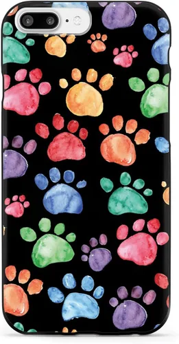 Vista 12 de Inspired Cases - Funda con textura 3D para iPhone Xs Max - Funda protectora de goma para Apple iPhone Xs Max - Estampado de huellas de acuarela
