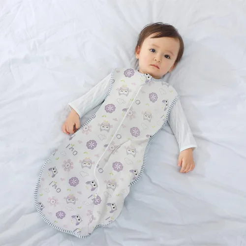 Vista 6 de insular Wearable Blanket 2 Pack Cotton Baby Sleep Sack with 2-Way Zipper for Boys Girls Unisex, 2 Pack