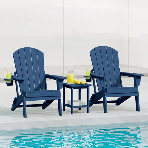Vista 49 de HDPE Silla Adirondack plegable, Aruba
