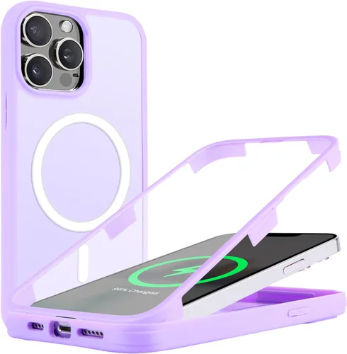 Vista 16 de Funda para iPhone 8 Plus con protector de pantalla, compatible con Magsafe, para iPhone 7 Plus, protector de pantalla integrado, funda delgada