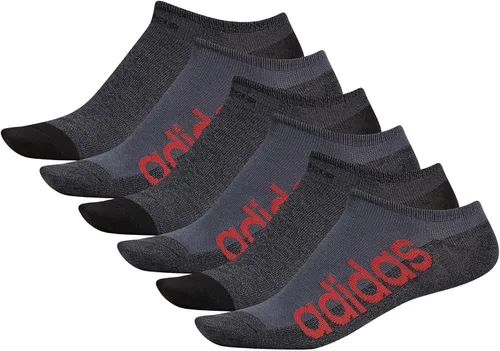 Vista 8 de adidas mens Superlite Linear No Show Socks 6-pair
