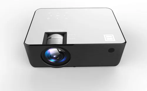 Vista 6 de RCA RPJ133 1080P, tamaño de imagen de 30 a 150 pulgadas, Bluetooth integrado, HDMI, USB, control remoto, control de voz, interior, exterior