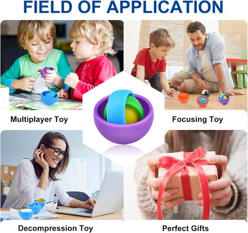 Vista 5 de Juguetes para la ansiedad para niños, rellenos de calcetines para adultos, regalos para niños, niñas, adolescentes, niños, Navidad, Año Nuevo, TDAH
