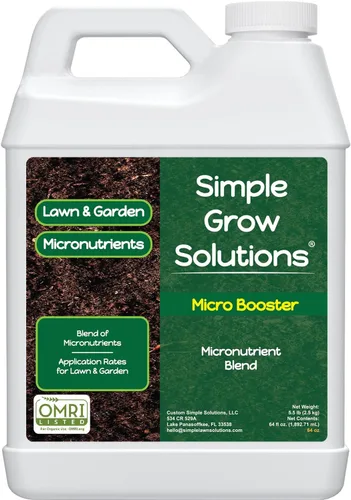 Vista 10 de Fertilizante orgánico de micronutrientes para césped, soluciones simples de cultivo, fertilizante de jardín y césped, cultivador, jardinero