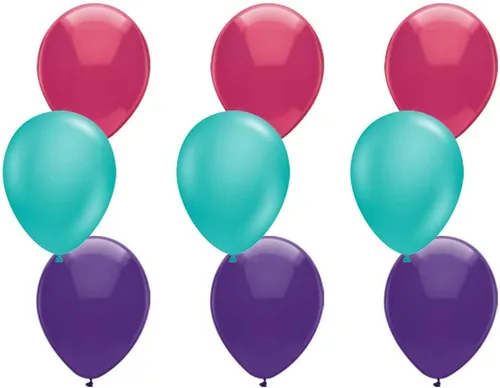 Vista 4 de Anagram Globos, colección de fiestas, accesorio de fiesta, multicolor, 5º cumpleaños