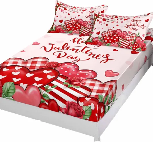 Vista 8 de Happy Easter - Juego de sábanas bajeras tamaño individual con diseño de conejo floral con mariposa, 2 sábanas y fundas de almohada, 1 colcha Beige