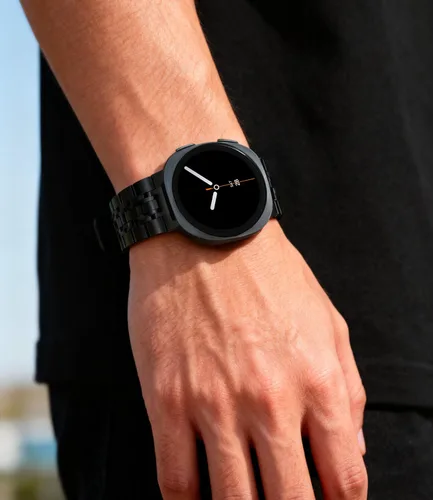 Vista 4 de Correas sin huecos compatibles con Samsung Galaxy Watch 8 de 1.575 pulgadas/1.732 pulgadas/Classic 1.811 pulgadas 2025, repuesto de metal de acero
