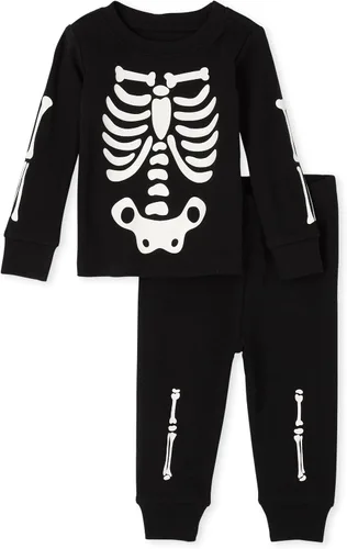Vista 17 de The Children's Place Pijama de Navidad unisex para bebé, algodón