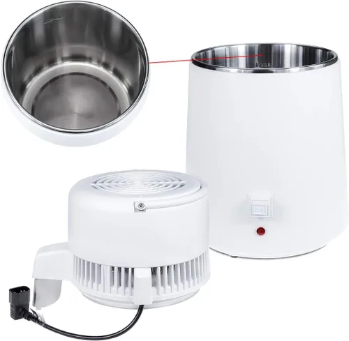 Vista 8 de Máquina pura del destilador del agua 4L, purificador casero del agua de 750W 304 del destilador del agua del acero inoxidable purificador del agua
