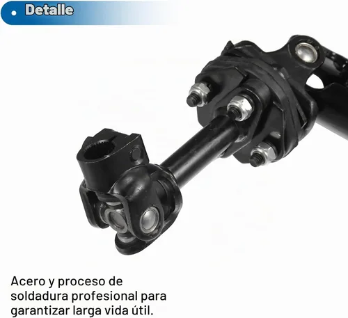 Vista 4 de X AUTOHAUX Eje de dirección para Chevy Tracker 1999-2004 para Suzuki Vitara 1999 2000 2001 2002 2003 2004 Columna de dirección intermedia inferior