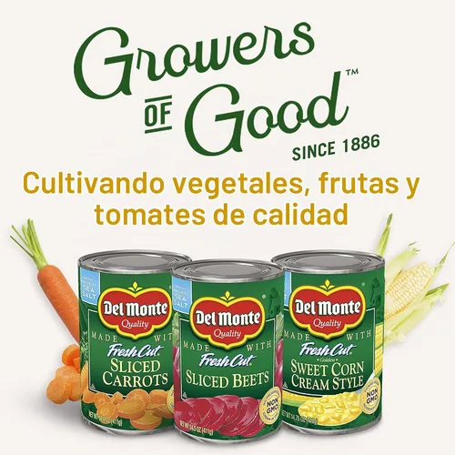 Vista 6 de Del Monte Guisantes dulces enlatados, lata de 15 oz