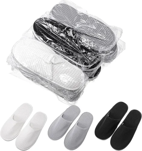 Vista 6 de Geyoga Pantuflas de casa antideslizantes suaves para mujer