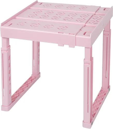 Vista 13 de Piffny Estante Organizador para Casilleros, Ancho y Altura Ajustables, Apilable, Estante Ideal para Casilleros de Escuela, Oficina, Gimnasio