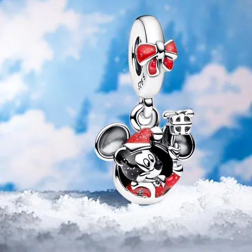 Vista 9 de Dijes compatibles con pulseras y collares Pandora para mujer, joyería de plata de ley 925, abalorios de cuentas para mujer, regalos de cumpleaños