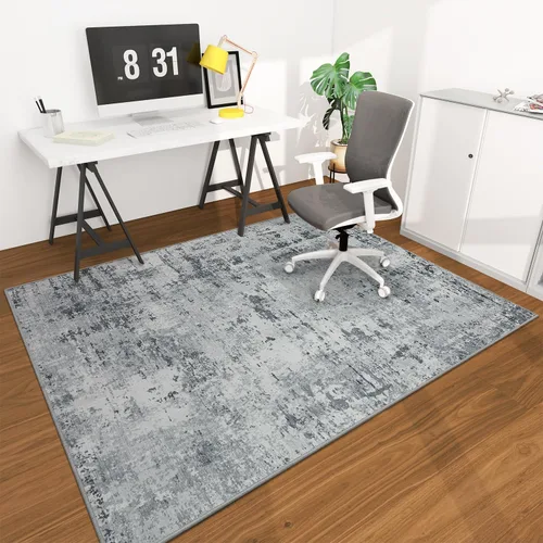 Vista 42 de Tapete para silla de oficina para suelo de madera dura, 48"x36" tapete protector de escritorio de computadora de fácil deslizamiento para silla Hoja